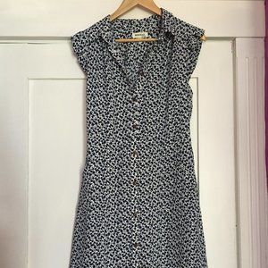 Patterned Midi Monteau Dress (with Tie)